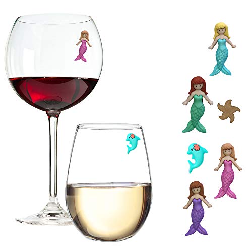 Mermaid Wine Glass Charms