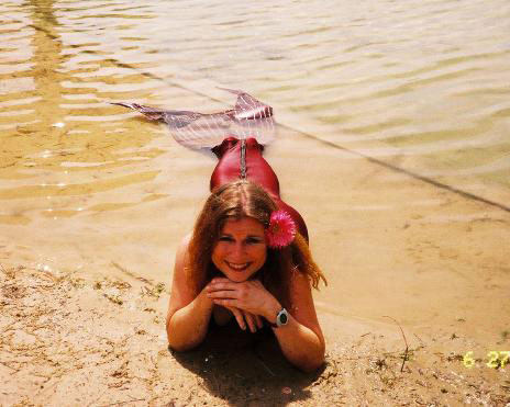 Mermaid Lounging at Beach - Mermaid Beach Model