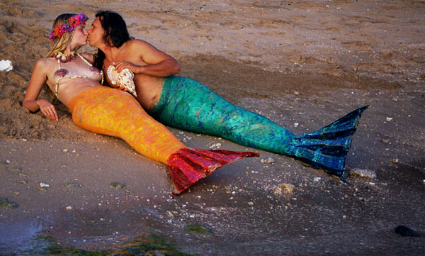 Mermaid Model Couple - Mermaid Beach Model