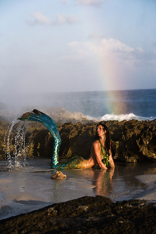 Mermaid with Rainbow - Mermaid Beach Model