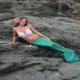 Mermaid Model Posing