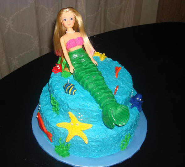 Barbie Mermaid Cake - Mermaid Cake