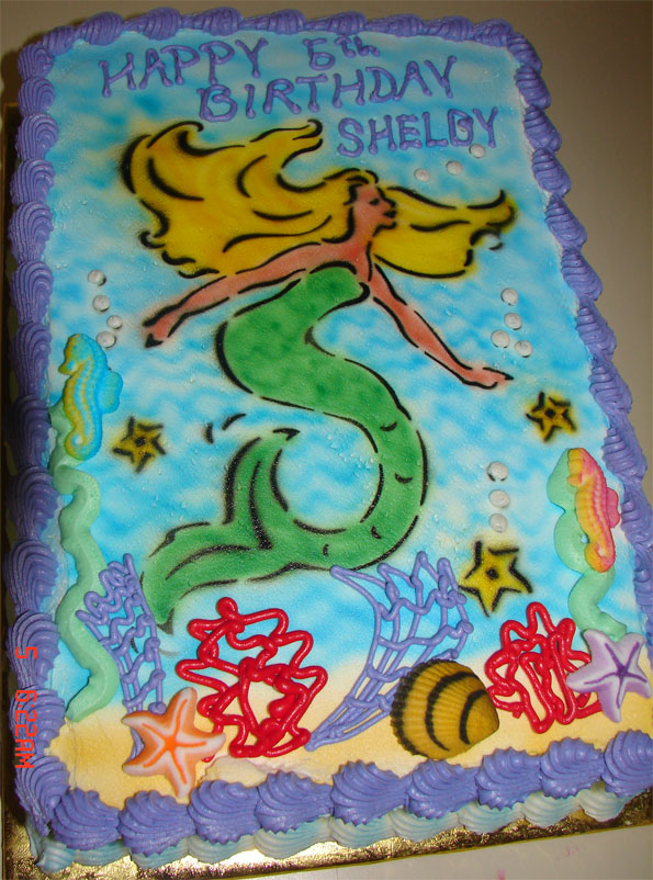 Fashion Mermaid Cake - Mermaid Cake