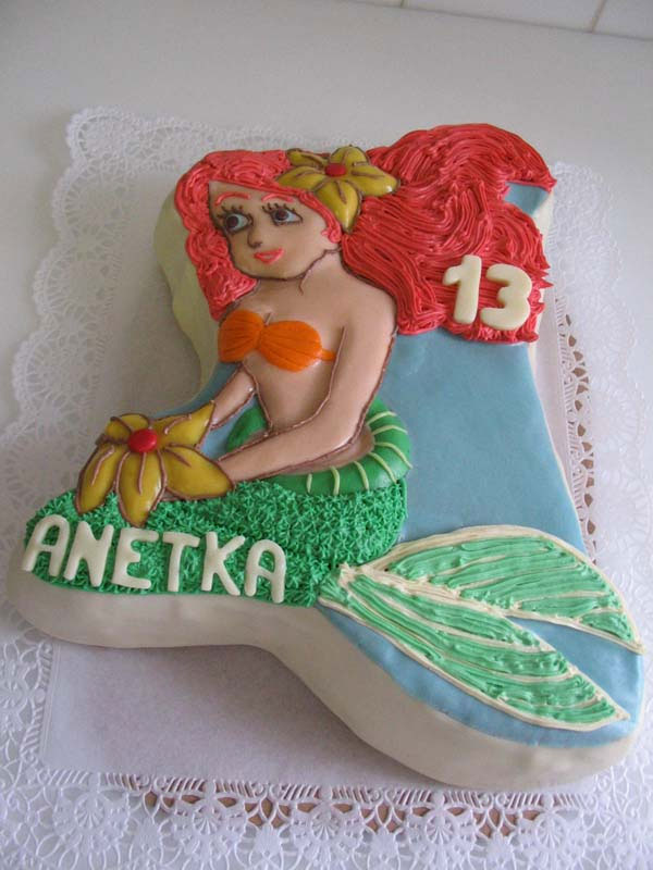 Happy Mermaid Cake - Mermaid Cake