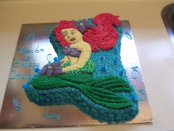 Homemade Mermaid Cake - Mermaid Cake