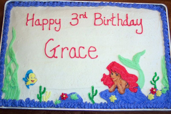 Little Mermaid Cake - Mermaid Cake