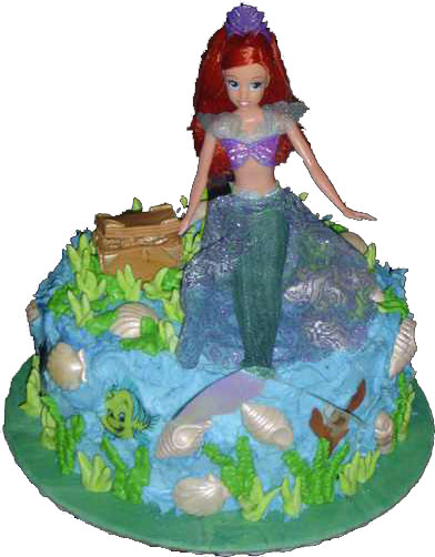 Mermaid Sequin Cake - Mermaid Cake