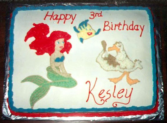 Mermaid Sheet Cake - Mermaid Cake
