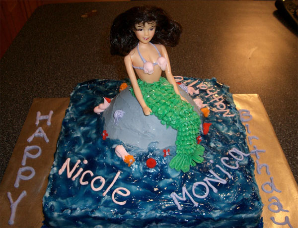 Sea Siren Cake - Mermaid Cake