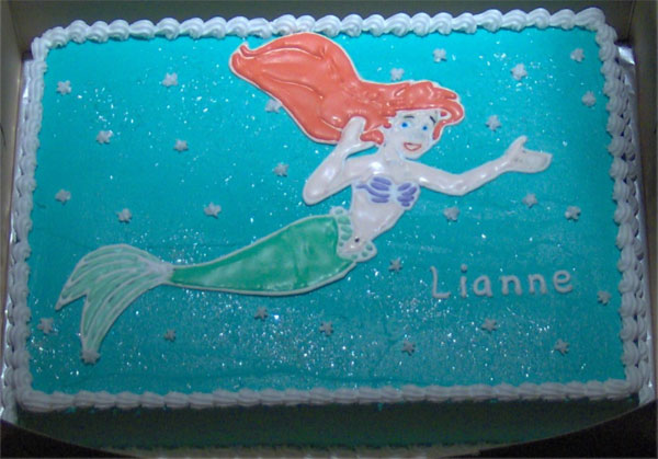 Swimming Mermaid Cake - Mermaid Cake