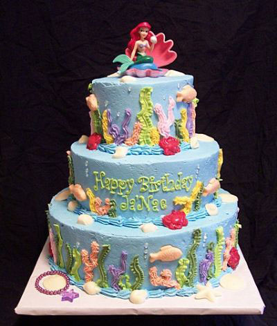 Ariel Birthday Cake on Pin Little Mermaid Castle Cake Cake On Pinterest