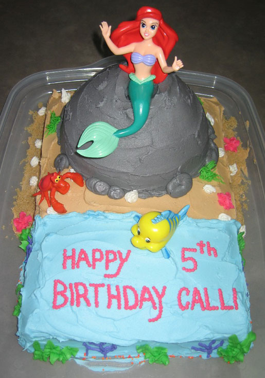 The Little Mermaid Cake - Mermaid Cake