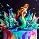 Mermaid Cake in Motion