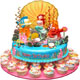 Mermaid Cupcakes and Cake