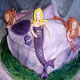 Three Purple Mermaids