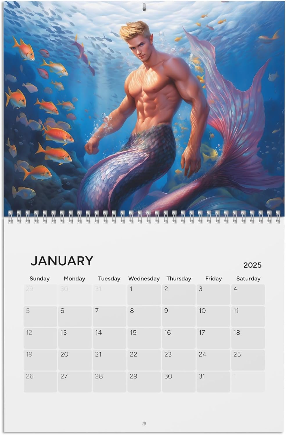 2025 Merman Calendar