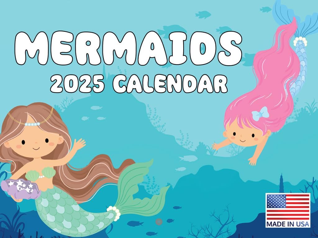 Mermaid Calendar 2025 