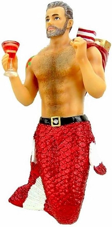 Santa Merman Ornament