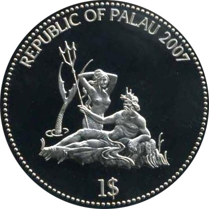 Mermaid Coin with King Neptune - Mermaid Coin