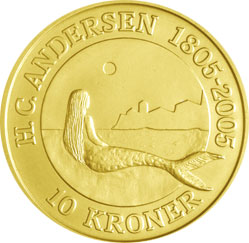 Mermaid Gold Coin - Mermaid Coin