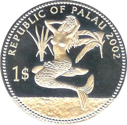 Mermaid Palau Coin - Mermaid Coin
