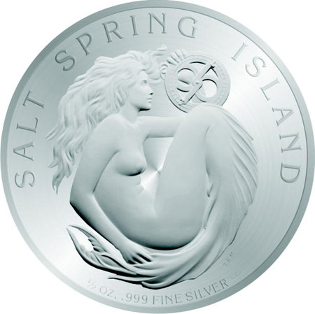 Salt Spring Island Coin - Mermaid Coin