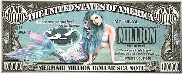 one million mermaids dollars - Mermaid Dollar
