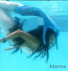 Mermaid Marina Model Tail - Mermaid Model Under Water