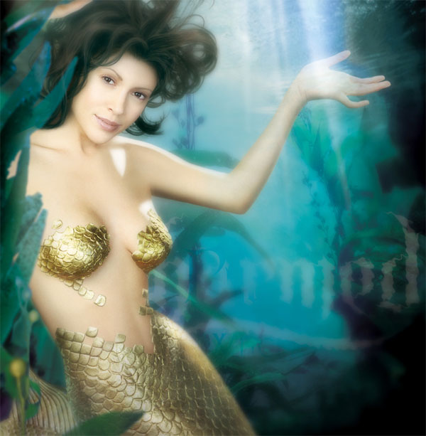 Mermaid Model Alyssa Milano - Mermaid Model Under Water