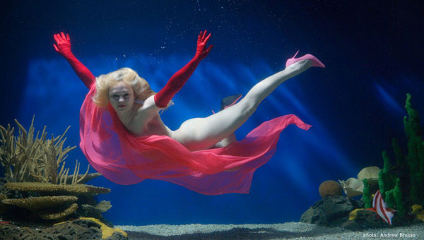 Smooth Mermaid Model - Mermaid Model Under Water
