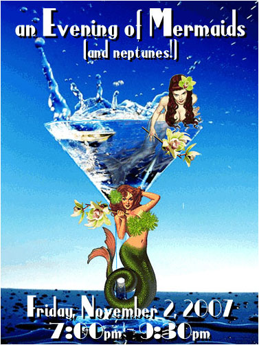 An Evening Of Mermaids - Mermaid Sign