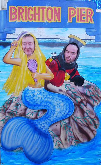 Brighton Pier Mermaids - Mermaid Sign