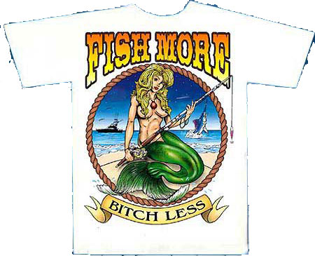 Mermaid Fish More T-Shirt - Mermaid Sign