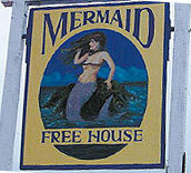 Mermaid Free House - Mermaid Sign