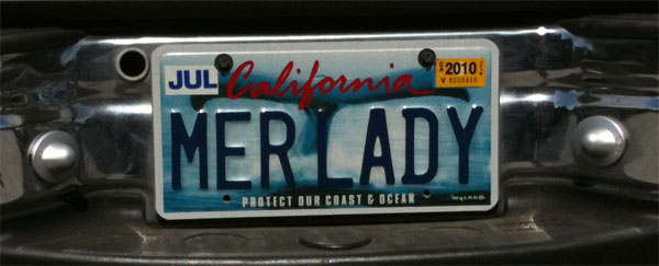 Mermaid License Plate - Mermaid Signs