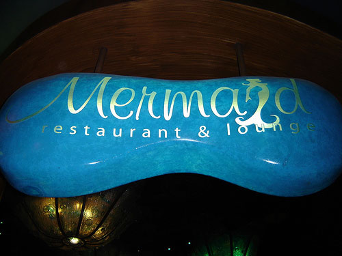 Mermaid Lounge in Vegas - Mermaid Sign