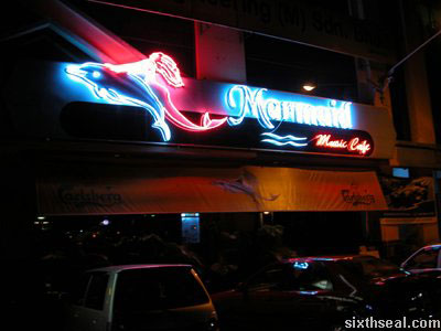 Mermaid Music Cafe - Mermaid Sign