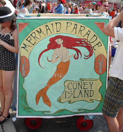 Mermaid Parade Banner - Mermaid Sign