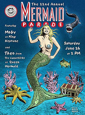 Mermaid Parade Poster - Mermaid Sign