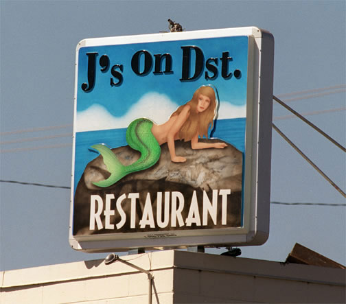 Mermaid Restaurant - Mermaid Sign