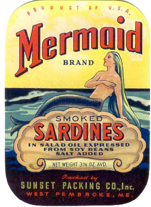 Mermaid Smoked Sardines - Mermaid Sign