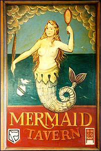 Mermaid Tavern - Mermaid Sign