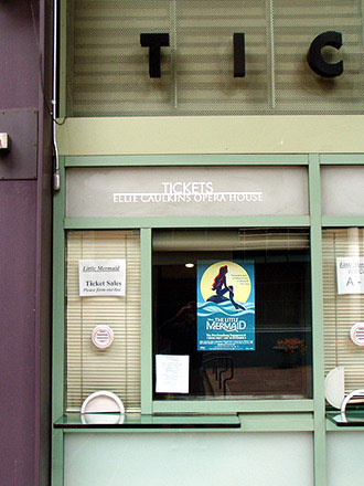 Mermaid Ticket Office - Mermaid Sign