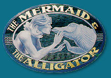 Mermaid and Alligator - Mermaid Sign