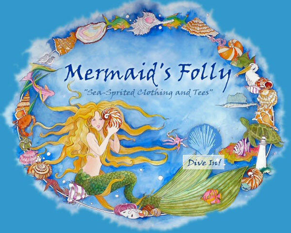 Mermaids Folly - Mermaid Sign