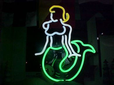 Neon Mermaid Sign - Mermaid Sign