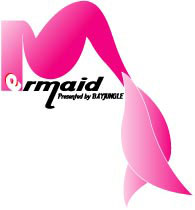 Pink Mermaid Logo - Mermaid Sign