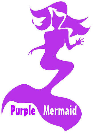 Purple Mermaid - Mermaid Sign