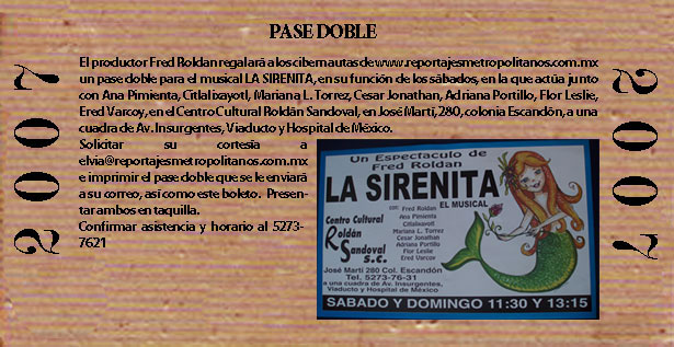 Sirenita Ticket - Mermaid Sign