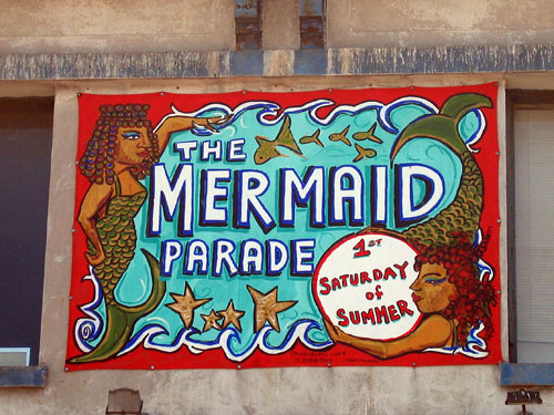 The Summer Mermaid Parade - Mermaid Sign